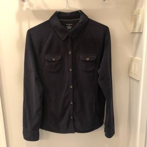 LANDS END FLEECE SHIRT